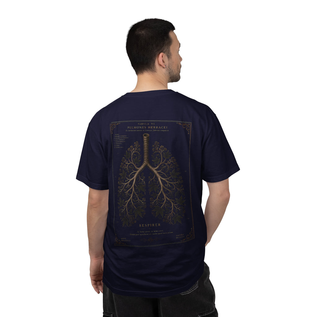 Anatomical Lungs T-Shirt — Botanical Respiratory Anatomy Graphic Tee