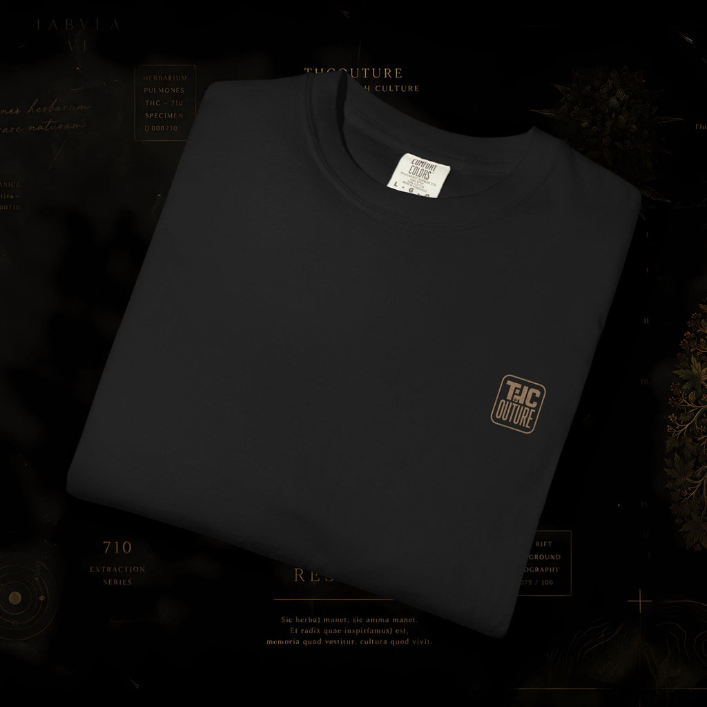 Vintage Apothecary Label T-Shirt — 'Sans Ordonnance' Retro Pharmacy Graphic